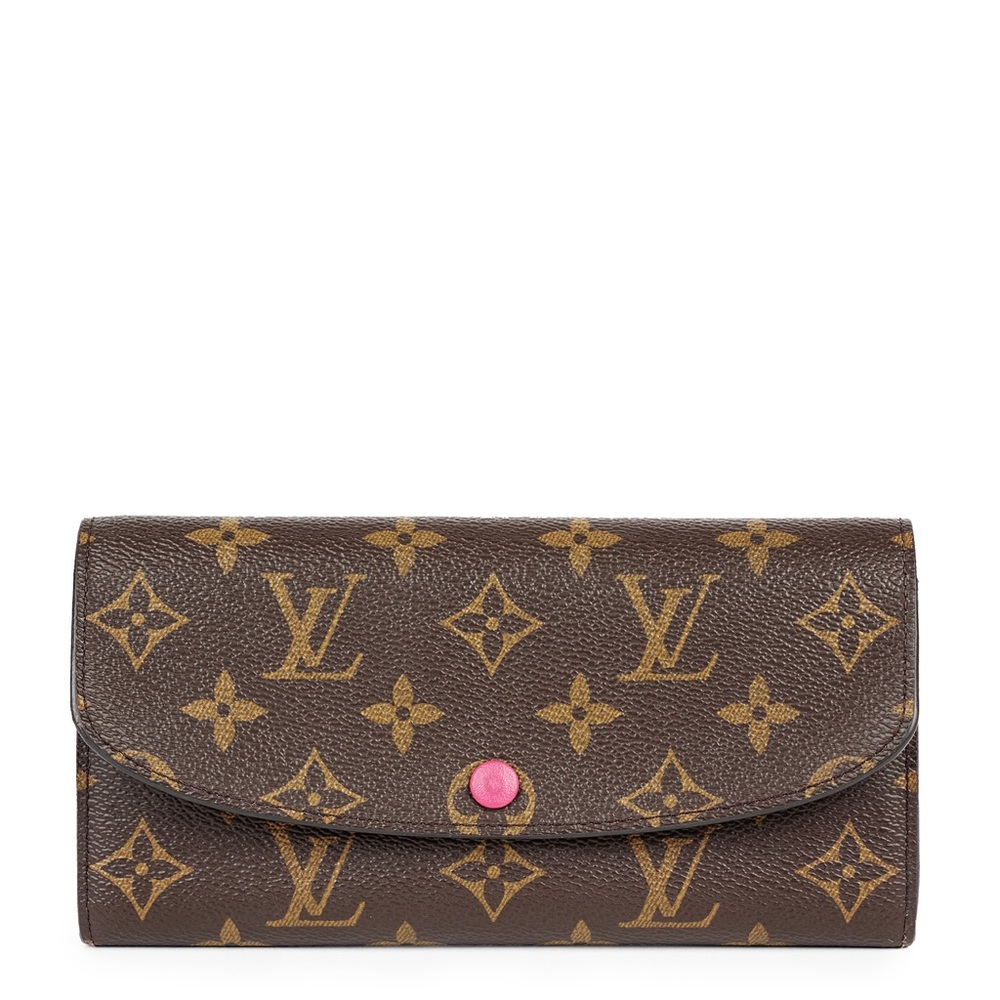 Louis Vuitton Emilie Monogram Wallet Hot Pink Interior Rare Color - Picture 14 of 16